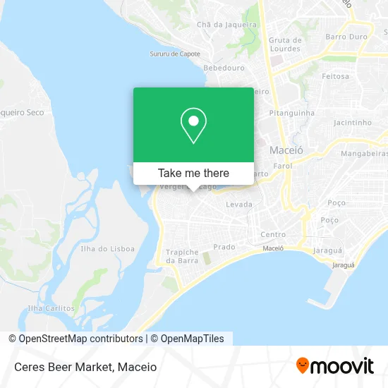 Ceres Beer Market map