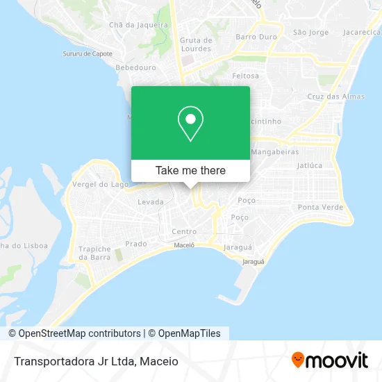 Transportadora Jr Ltda map