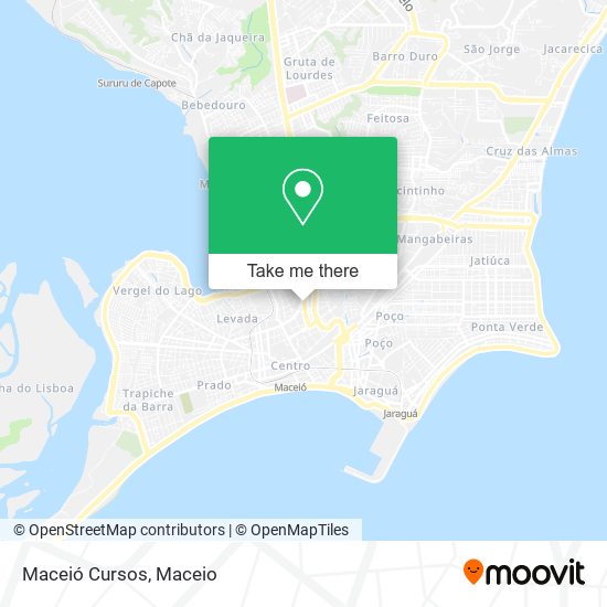 Maceió Cursos map