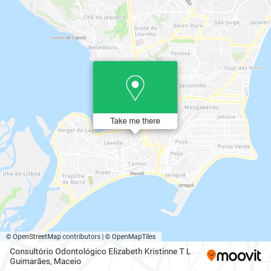 Consultório Odontológico Elizabeth Kristinne T L Guimarães map