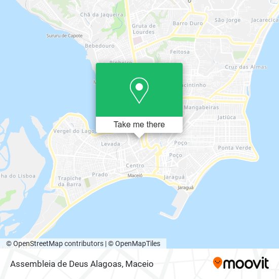 Assembleia de Deus Alagoas map