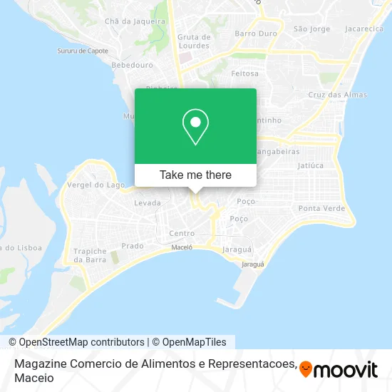 Magazine Comercio de Alimentos e Representacoes map