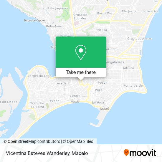 Vicentina Esteves Wanderley map