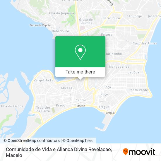 Comunidade de Vida e Alianca Divina Revelacao map