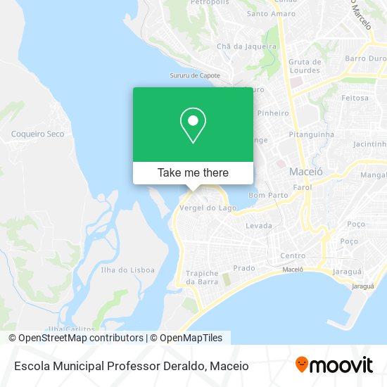 Escola Municipal Professor Deraldo map