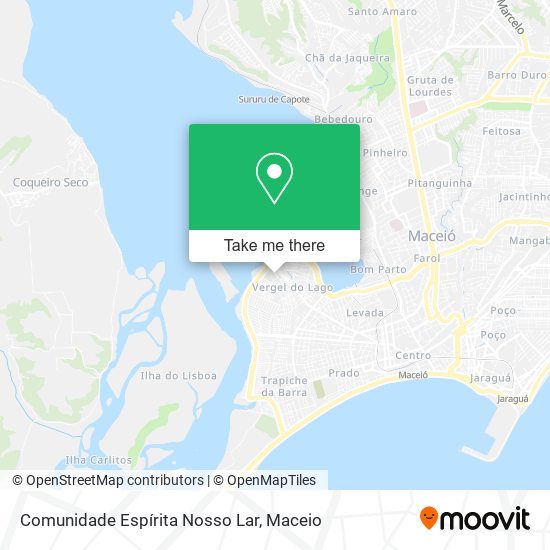 Comunidade Espírita Nosso Lar map