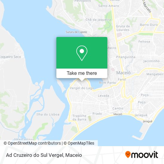 Mapa Ad Cruzeiro do Sul Vergel