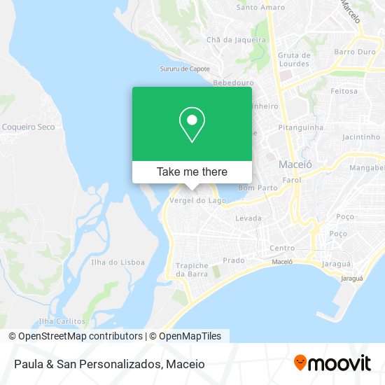 Mapa Paula & San Personalizados