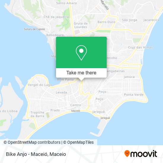 Mapa Bike Anjo - Maceió