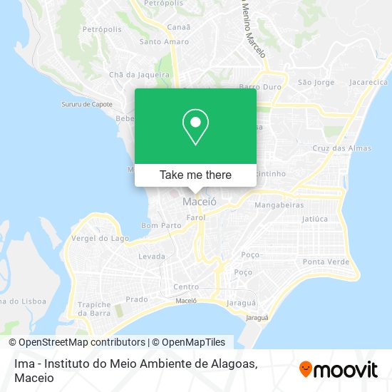 Ima - Instituto do Meio Ambiente de Alagoas map