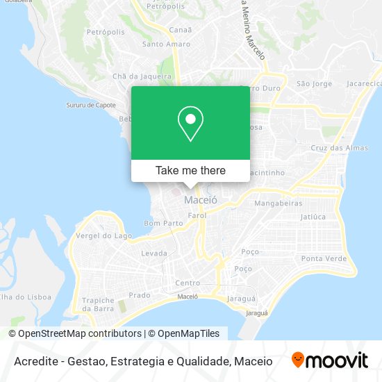 Acredite - Gestao, Estrategia e Qualidade map