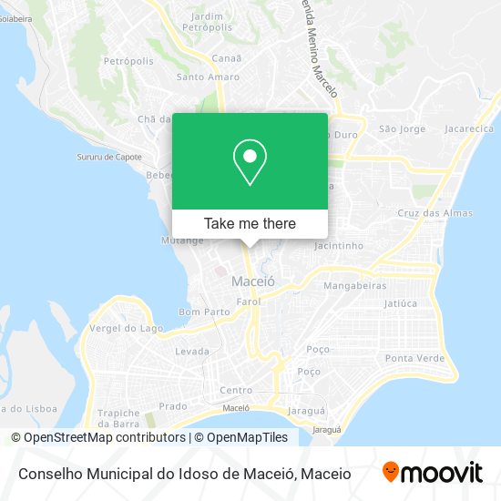 Conselho Municipal do Idoso de Maceió map