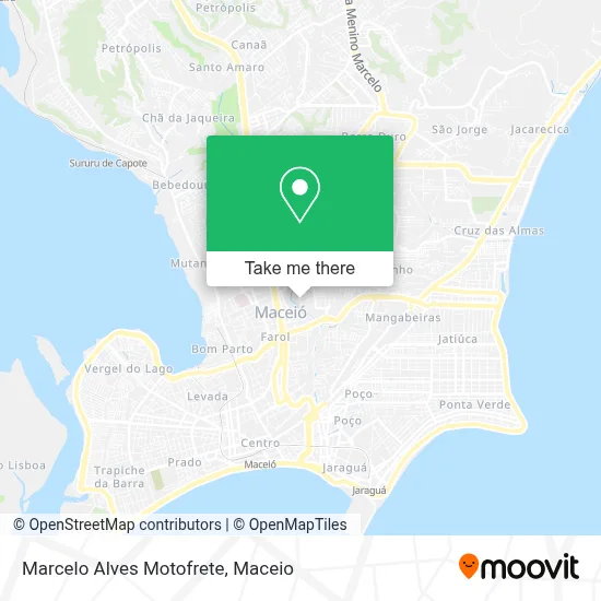 Marcelo Alves Motofrete map