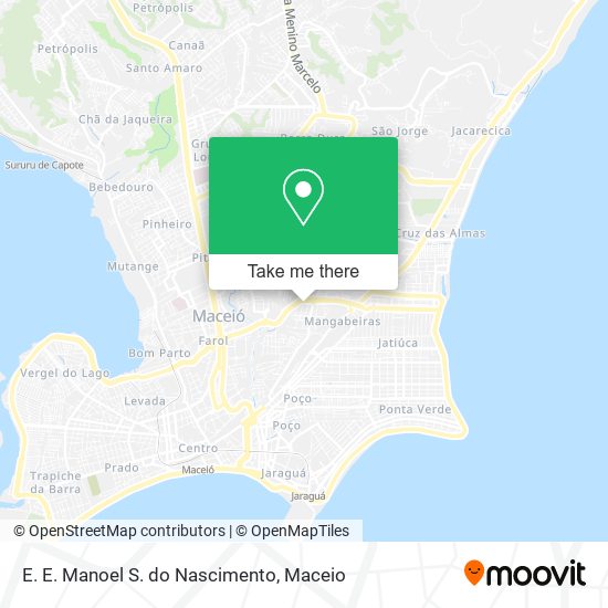 E. E. Manoel S. do Nascimento map