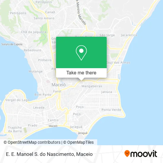 E. E. Manoel S. do Nascimento map