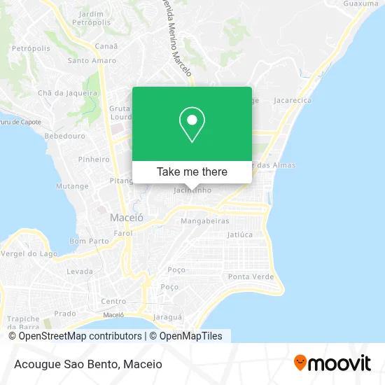 Acougue Sao Bento map