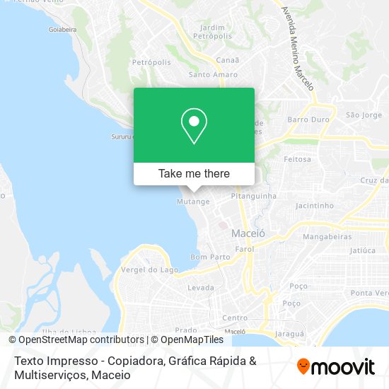 Texto Impresso - Copiadora, Gráfica Rápida & Multiserviços map