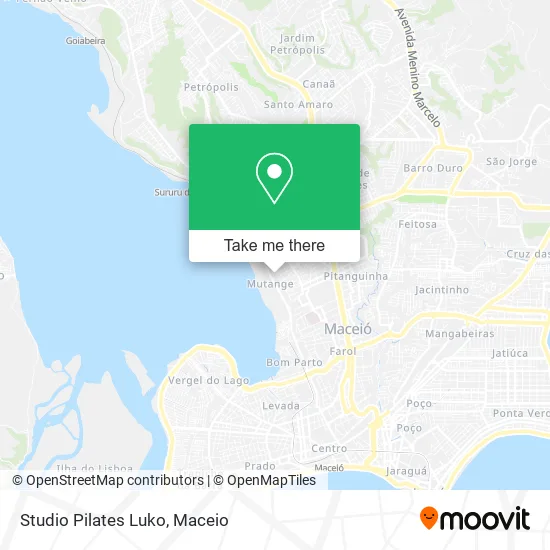 Studio Pilates Luko map