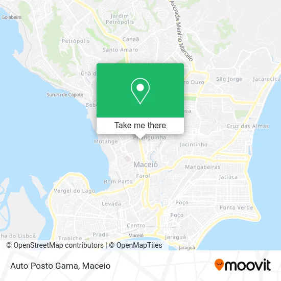 Auto Posto Gama map
