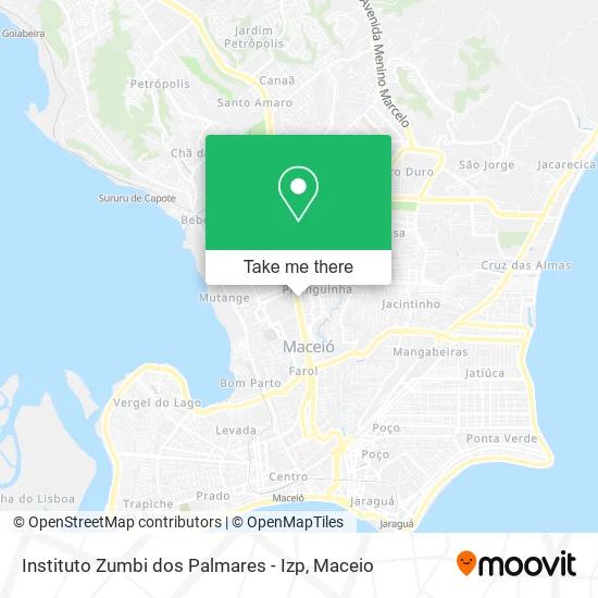 Instituto Zumbi dos Palmares - Izp map