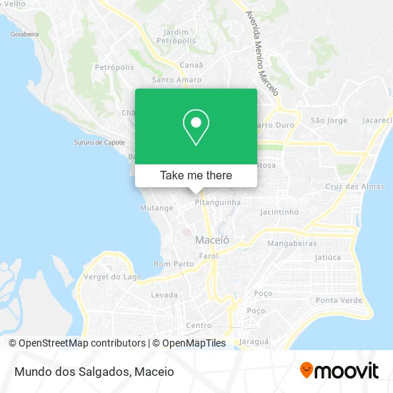 Mundo dos Salgados map