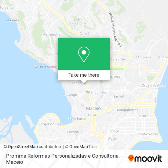 Promma Reformas Personalizadas e Consultoria map