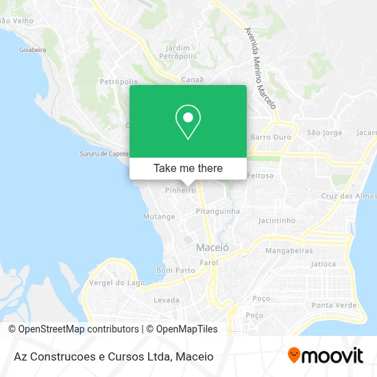 Az Construcoes e Cursos Ltda map