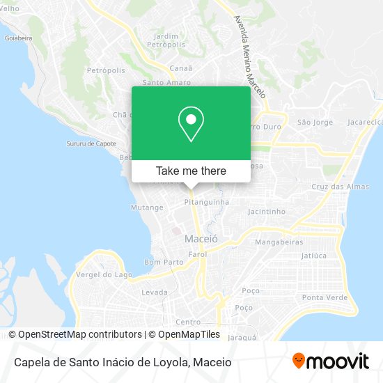 Mapa Capela de Santo Inácio de Loyola