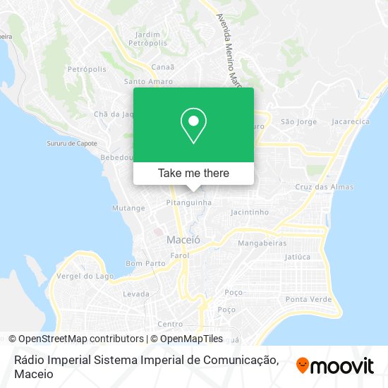 Rádio Imperial Sistema Imperial de Comunicação map