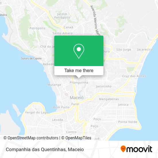 Companhia das Quentinhas map
