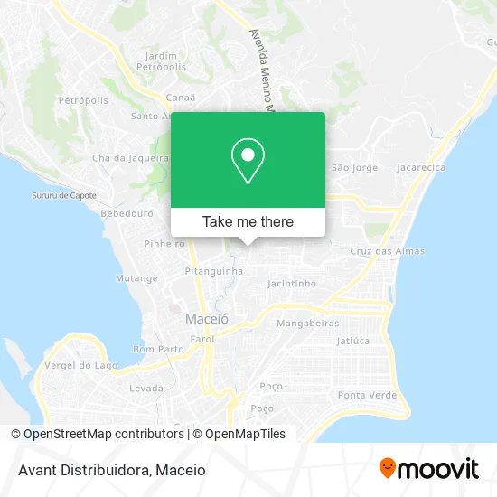 Avant Distribuidora map