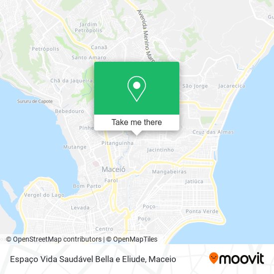 Espaço Vida Saudável Bella e Eliude map