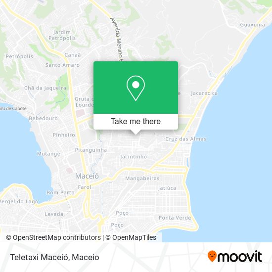 Teletaxi Maceió map