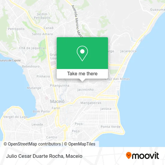 Julio Cesar Duarte Rocha map