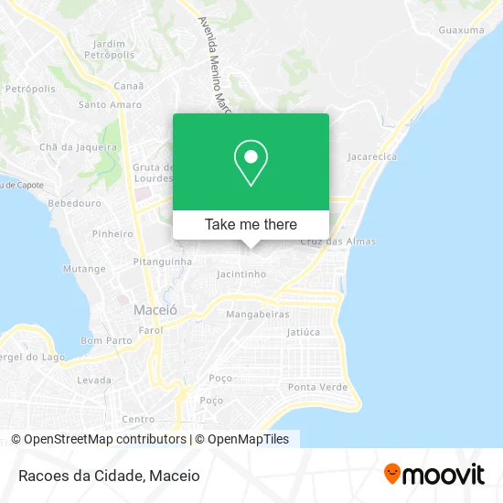 Racoes da Cidade map