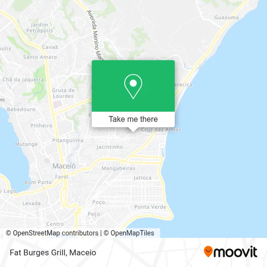 Fat Burges Grill map