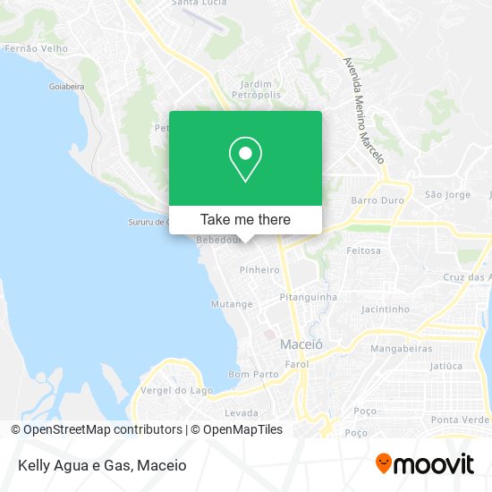 Kelly Agua e Gas map