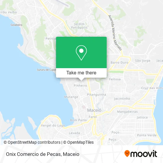 Onix Comercio de Pecas map