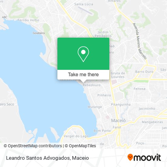 Mapa Leandro Santos Advogados