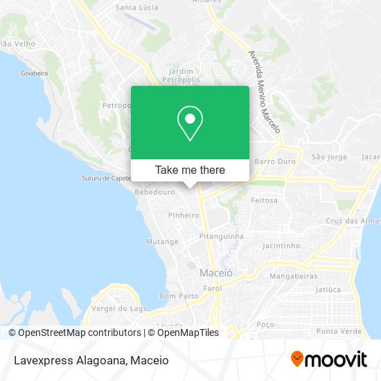 Lavexpress Alagoana map