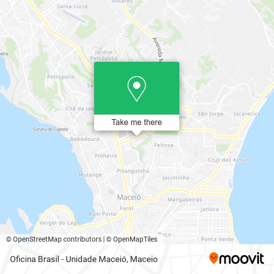 Mapa Oficina Brasil - Unidade Maceió