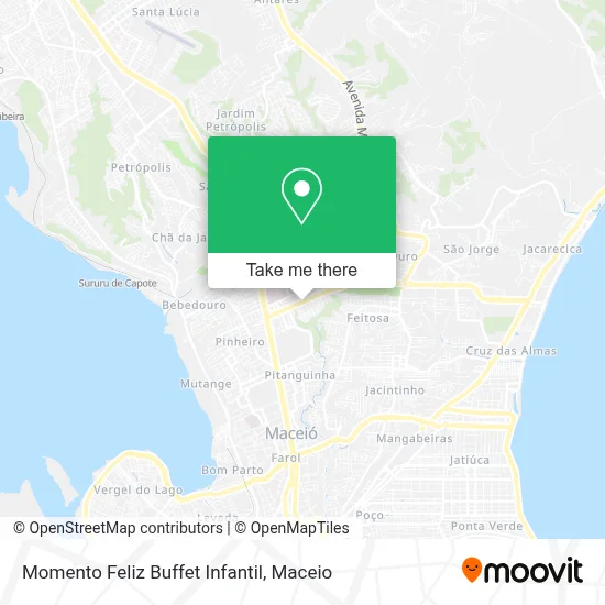 Momento Feliz Buffet Infantil map