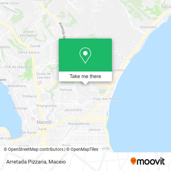 Mapa Arretada Pizzaria