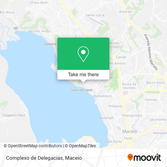 Complexo de Delegacias map