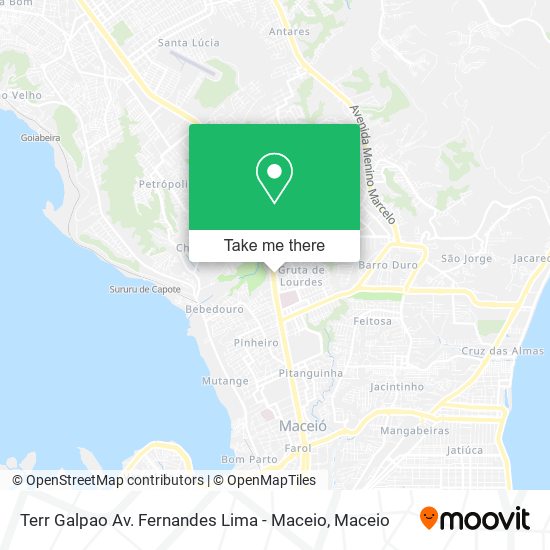 Terr Galpao Av. Fernandes Lima - Maceio map