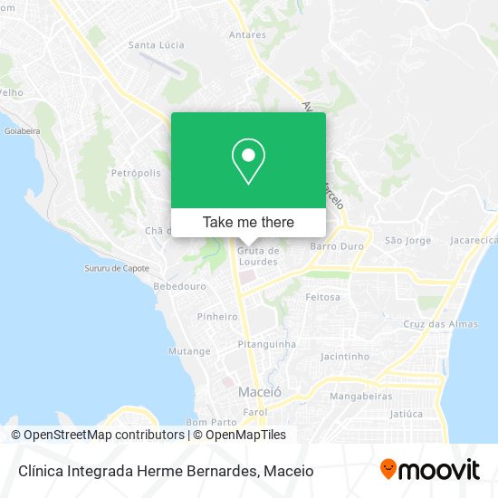 Clínica Integrada Herme Bernardes map