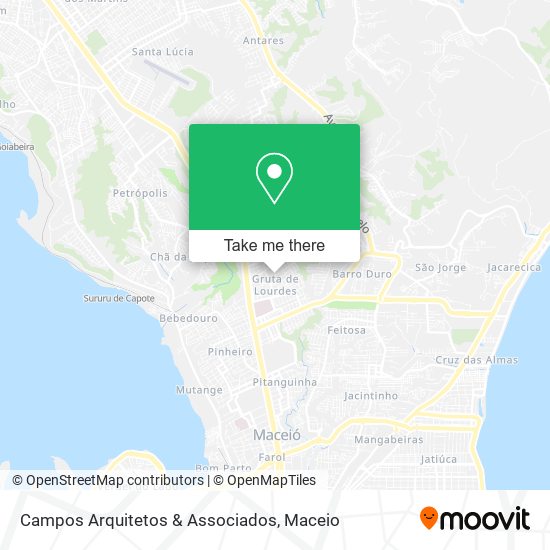 Campos Arquitetos & Associados map