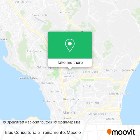 Elus Consultoria e Treinamento map