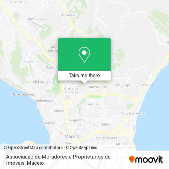 Associacao de Moradores e Proprietarios de Imoveis map