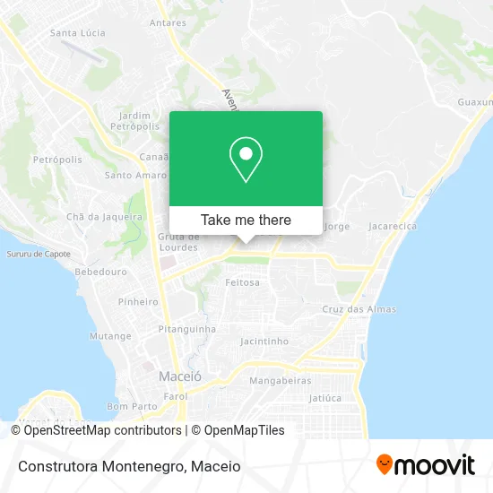 Construtora Montenegro map